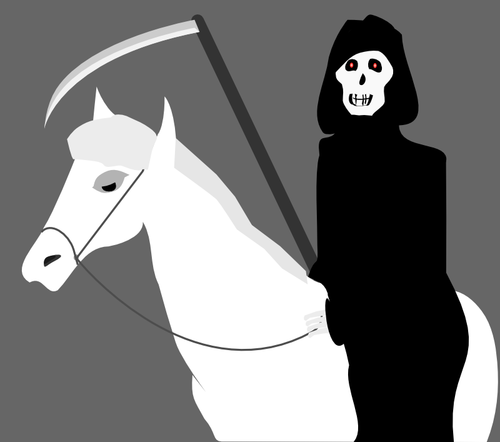 Morte di cavalcare un pony vector ClipArt