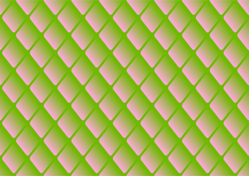 Diamond pattern in green and pink