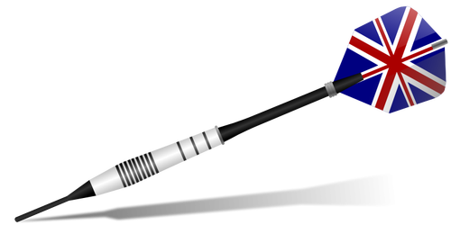 Vector afbeelding van dart pijl