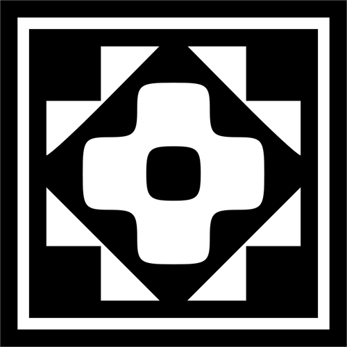 Декоративный квадратный символ