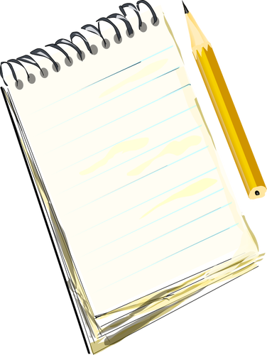 Notepad और पेंसिल