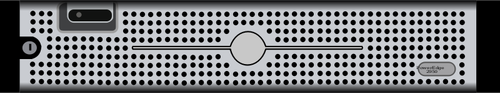 Dell PE2950 server vektör çizim