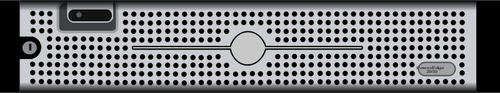 Dell PE2950 server vektorritning