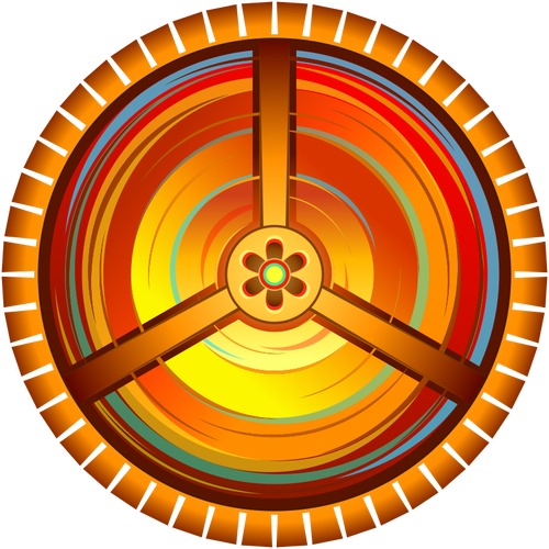 Kleurrijke element