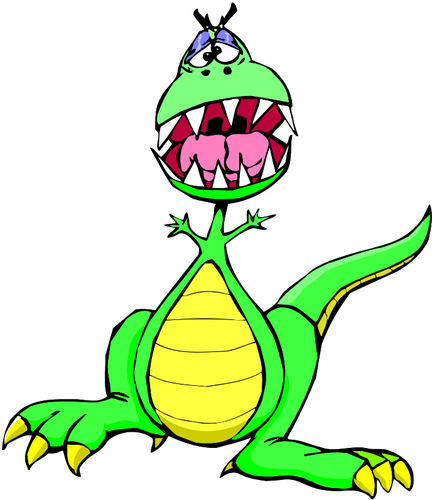 Gambar kartun dino