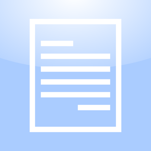 Vector bildet av tekstbehandling dokumentikonet datamaskinen OS