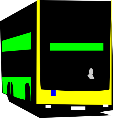 柏林双层巴士矢量图像