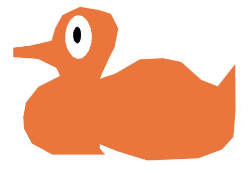 Bath duck vektor ilustrasi