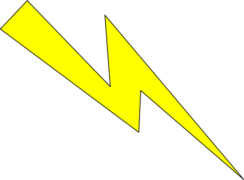 Vektorový obrázek žluté osvětlení ikony
