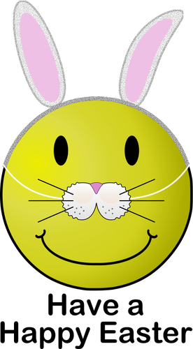 Ostern-Smiley-Vektor-Bild