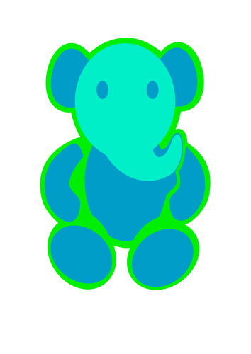 Blue elephant