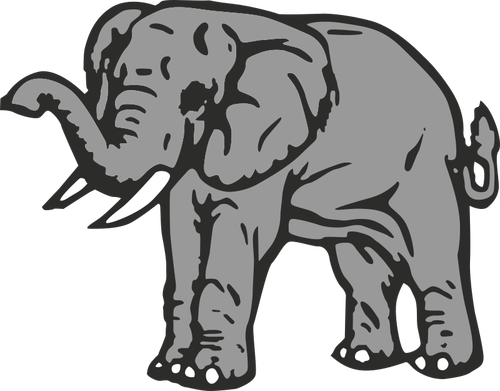 Elefant vektor illustrasjon