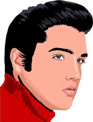 Image vectorielle de Elvis Presley