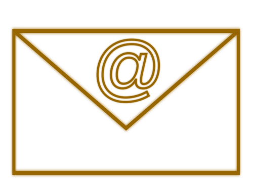 Envelope marrom