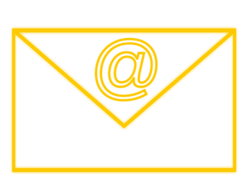 Gele envelop