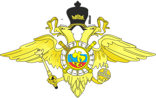 Embleem van de Russische Federatie vectorillustratie.