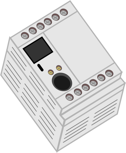 Illustrazione di vettore del controllore a logica programmabile