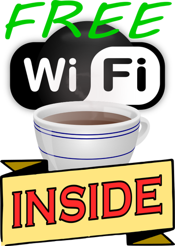 Бесплатный Wi-Fi стикер