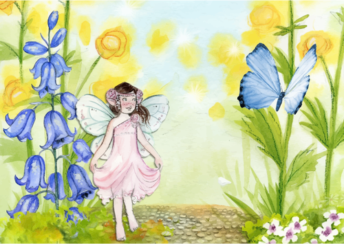Fata e farfalla