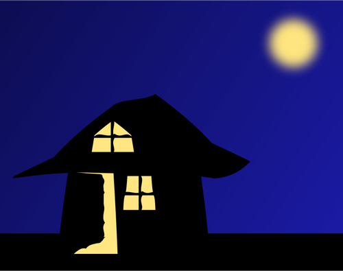 Vector image of fairytale house