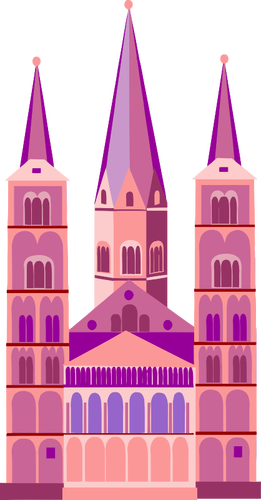 Rosa Kirche Bild