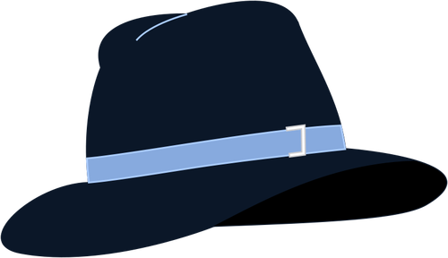 Ilustración de vector de sombrero fedora