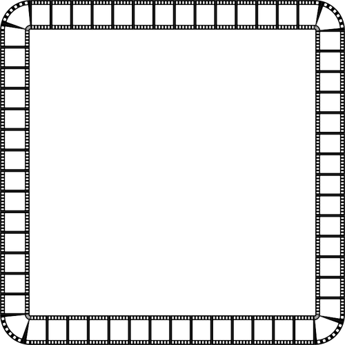 Film strip square frame