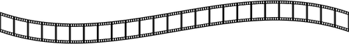 Wavy film strip image