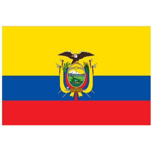 Vector flag of Ecuador