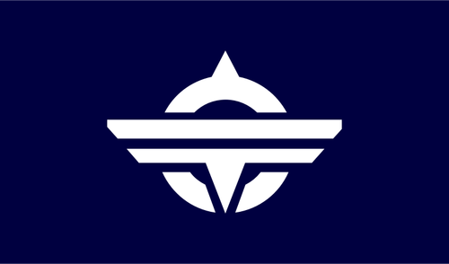 Flagga tidigare Munakata, Fukuoka