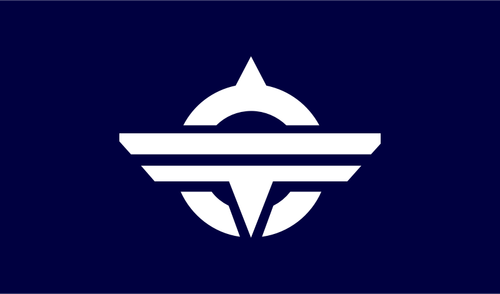 Flagge des ehemaligen Munakata, Fukuoka