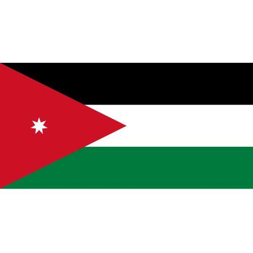 Vector bandera de Jordania