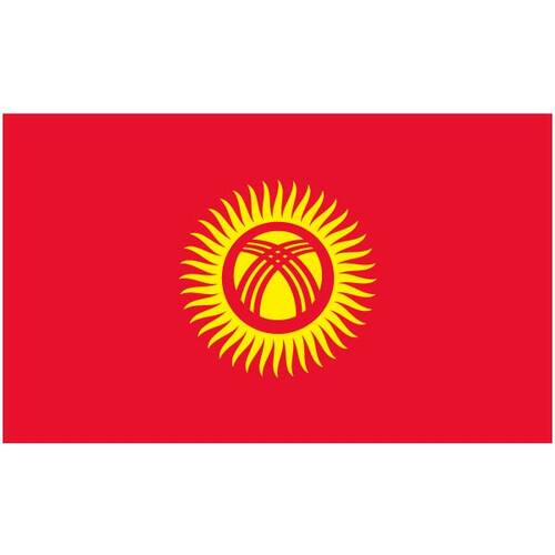 Vector Kirgisistans flagg