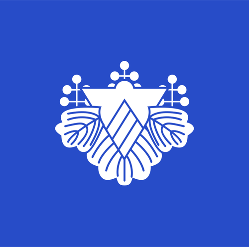 Okawa, फुकुओका का ध्वज