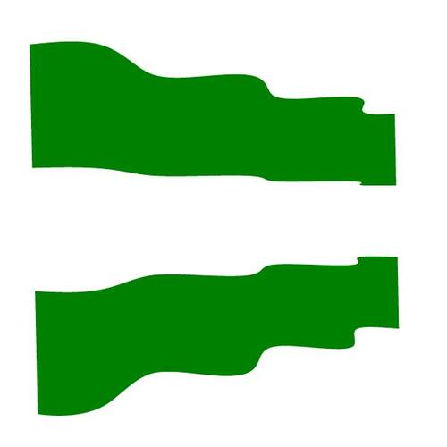 로테르 담의 물결 모양의 국기