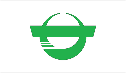 Vlag van Saigawa, Fukuoka