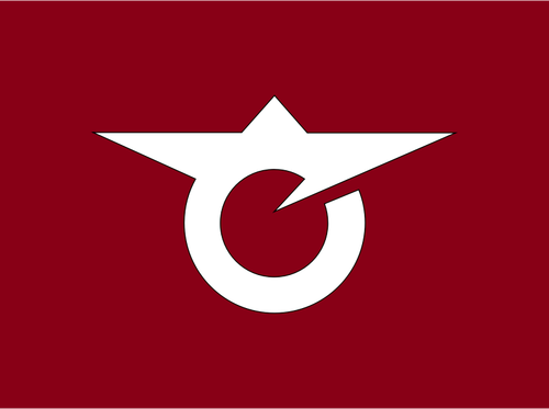 Flagge von Senhata, Akita