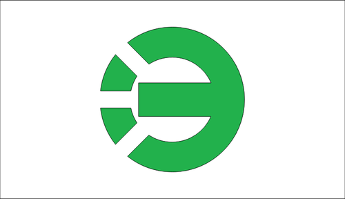 Flagge von Shinyoshitomi, Fukuoka
