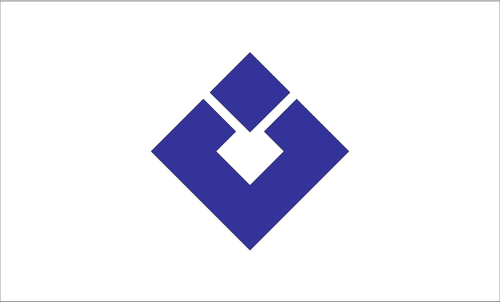 Shiokawa, Fukushima के ध्वज