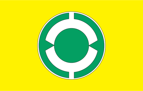 东洋、 爱媛县的旗帜
