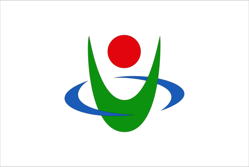 Flagge von Uwajima, Ehime