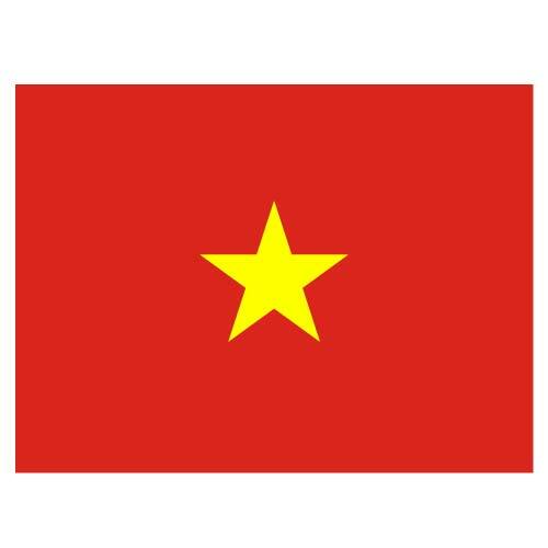 Vietnamesisk flagg vektor