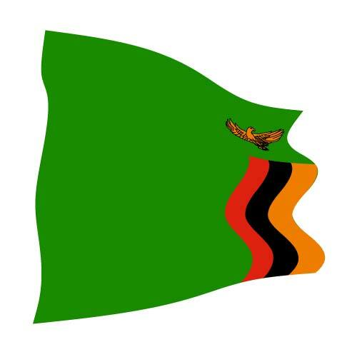Zambian झंडा