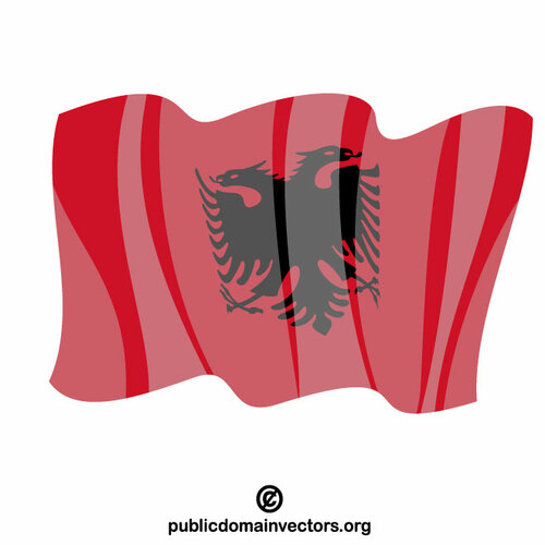 Drapeau de l’Albanie