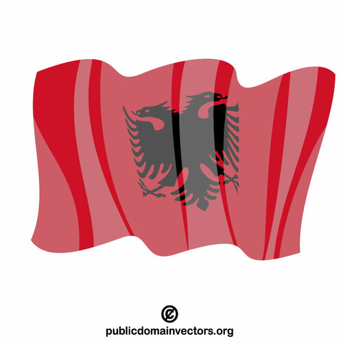 Flagge Albaniens