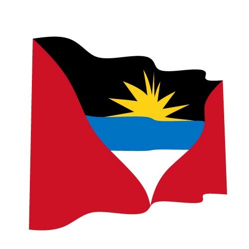 एंटीगुआ एंड बारबुडा झंडा वेक्टर
