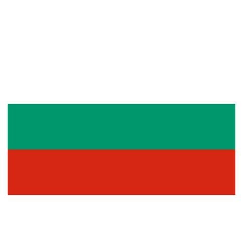 Bandiera vettoriale della Bulgaria
