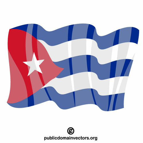 Drapeau de Cuba graphiques vectoriels