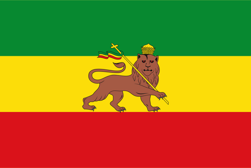 Oude vlag van Ethiopië