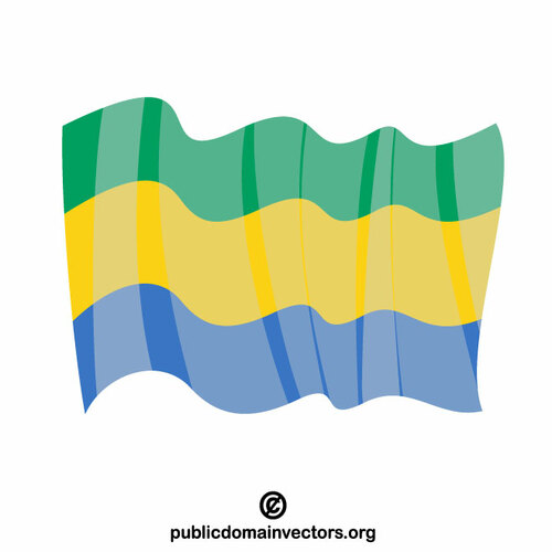 Gabonin kansallinen lippu